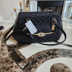 Authentic Classic Coach Optic Handbag